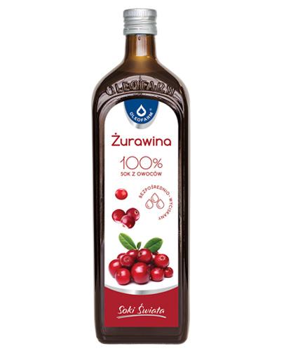 Żurawina 100% sok z żurawiny 980 ml zdjęcie