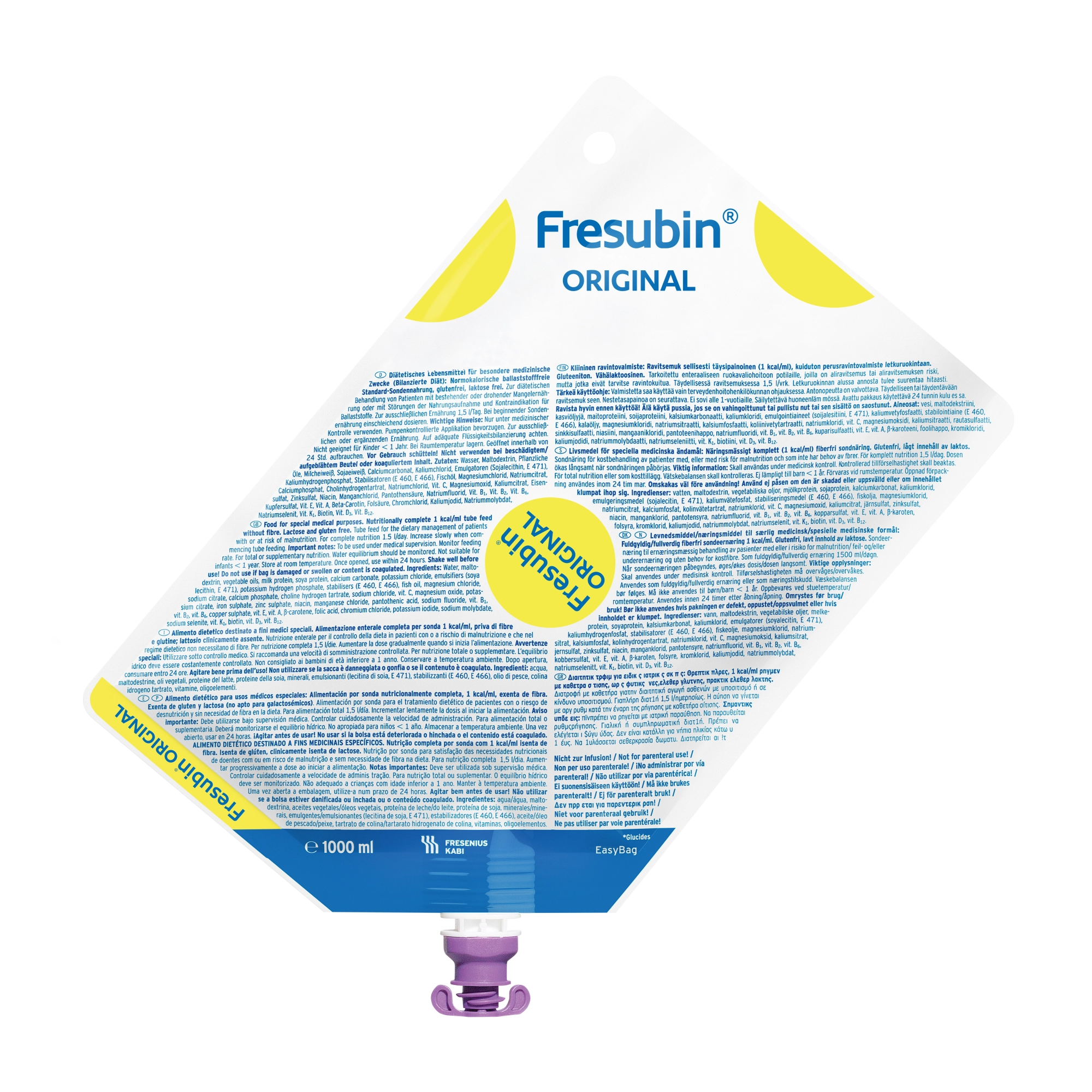 FRESUBIN Original - 1000 ml  
Dla zagrożonych niedożywieniem lub niedożywionych. zdjęcie