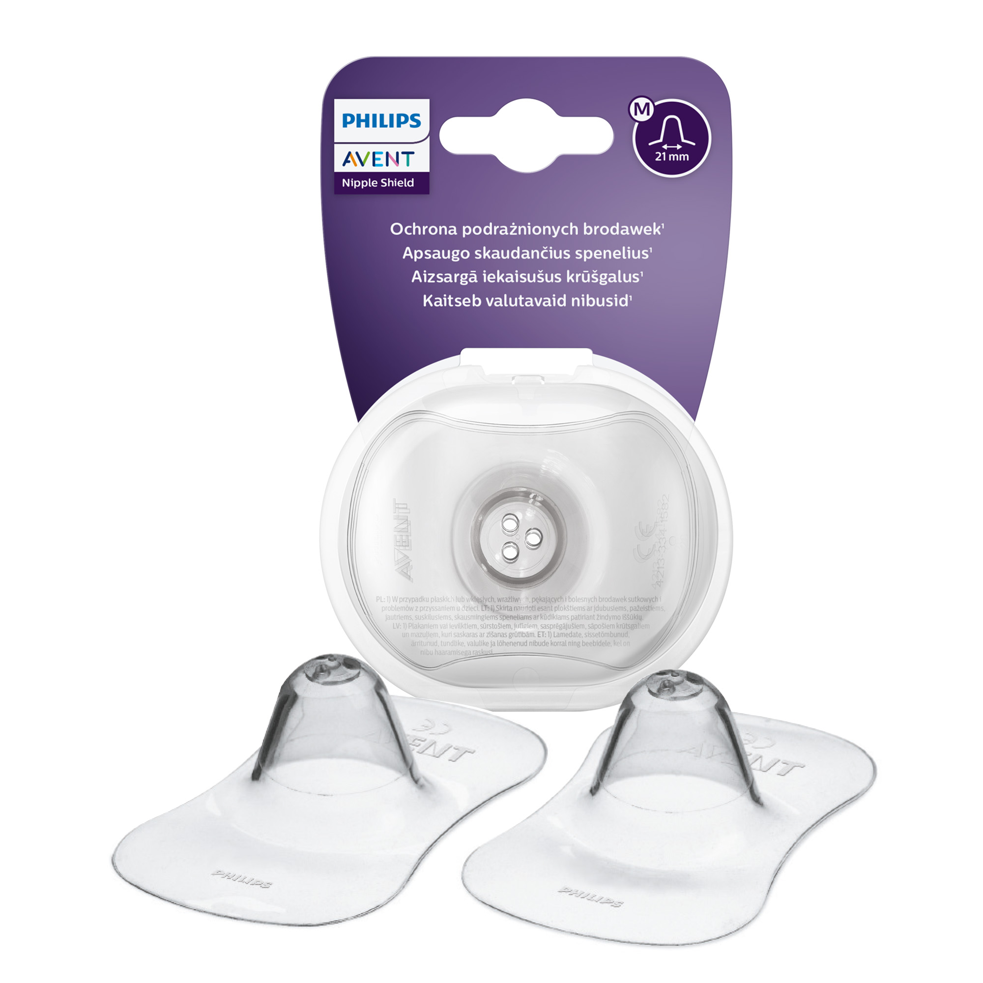 Avent Philips Osłonki na piersi rozmiar M 2 sztuki [SCF153/03] zdjęcie