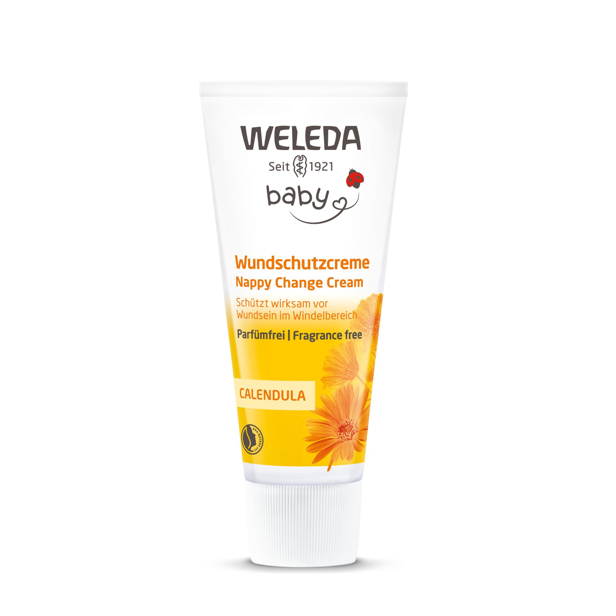 Weleda baby Calendula, bezzapachowy krem dla niemowląt i dzieci przeciw odparzeniom, 75 ml zdjęcie