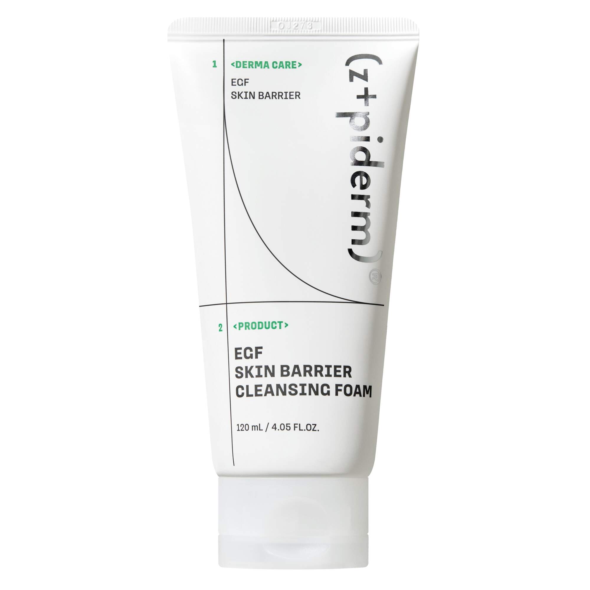 Z+piderm, Pianka oczyszczająca do skóry wrażliwej EGF, 120 ml
