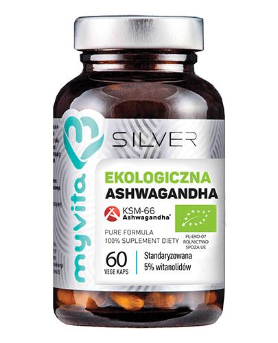 MyVita Silver Ekologiczna Ashwagandha KSM-66, 60 kapsułek zdjęcie