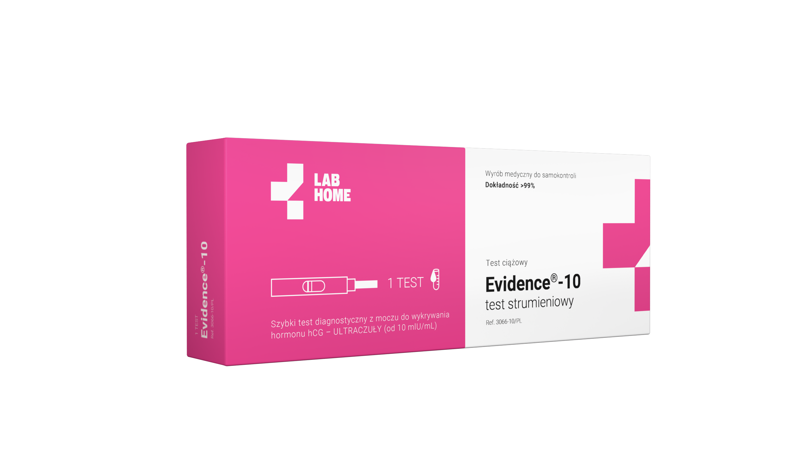 EVIDENCE-10 Strumieniowy test ciążowy - 1 szt. zdjęcie