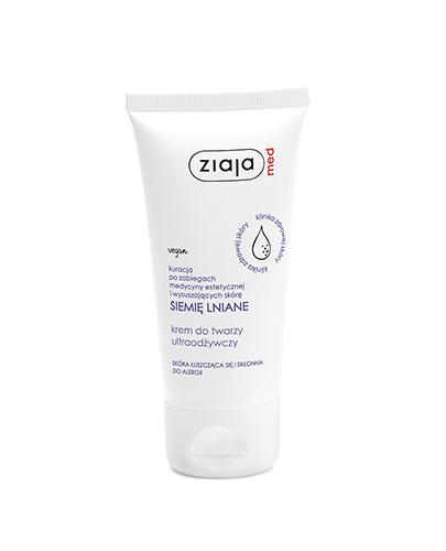 Ziaja Med kuracja siemieniem lnianym krem do twarzy ultraodżywczy 50 ml zdjęcie