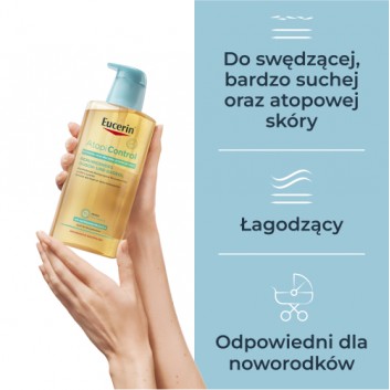 Eucerin Atopi Control Olejek do mycia kojący swędząca, bardzo sucha, atopowa skóra, 400 ml