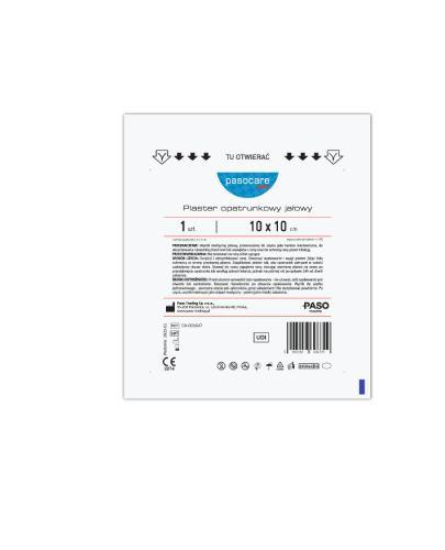 PASOCARE MED Plaster jałowy opatrunkowy 10 cm x 10 cm, 1 sztuka zdjęcie