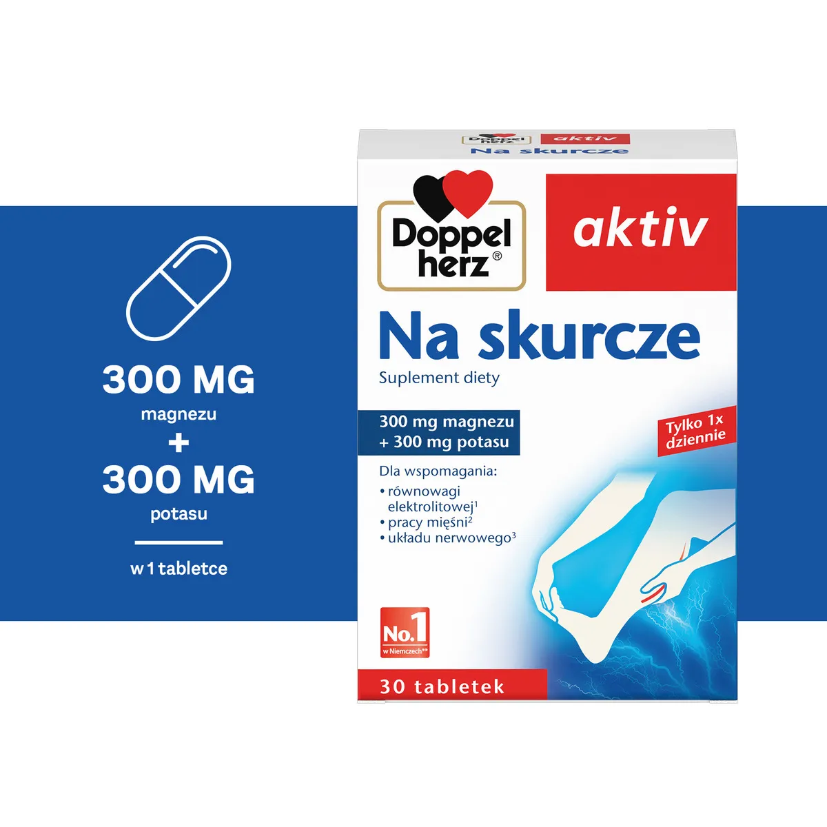 Doppelherz Aktiv Na skurcze 30 tabletek