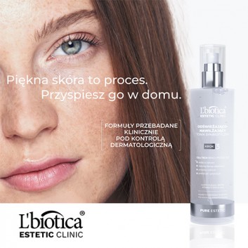 Lbiotica Estetic Clinic Pure Estetic krok 3 tonik synbiotyczny odświeżająco-nawilżający 200 ml