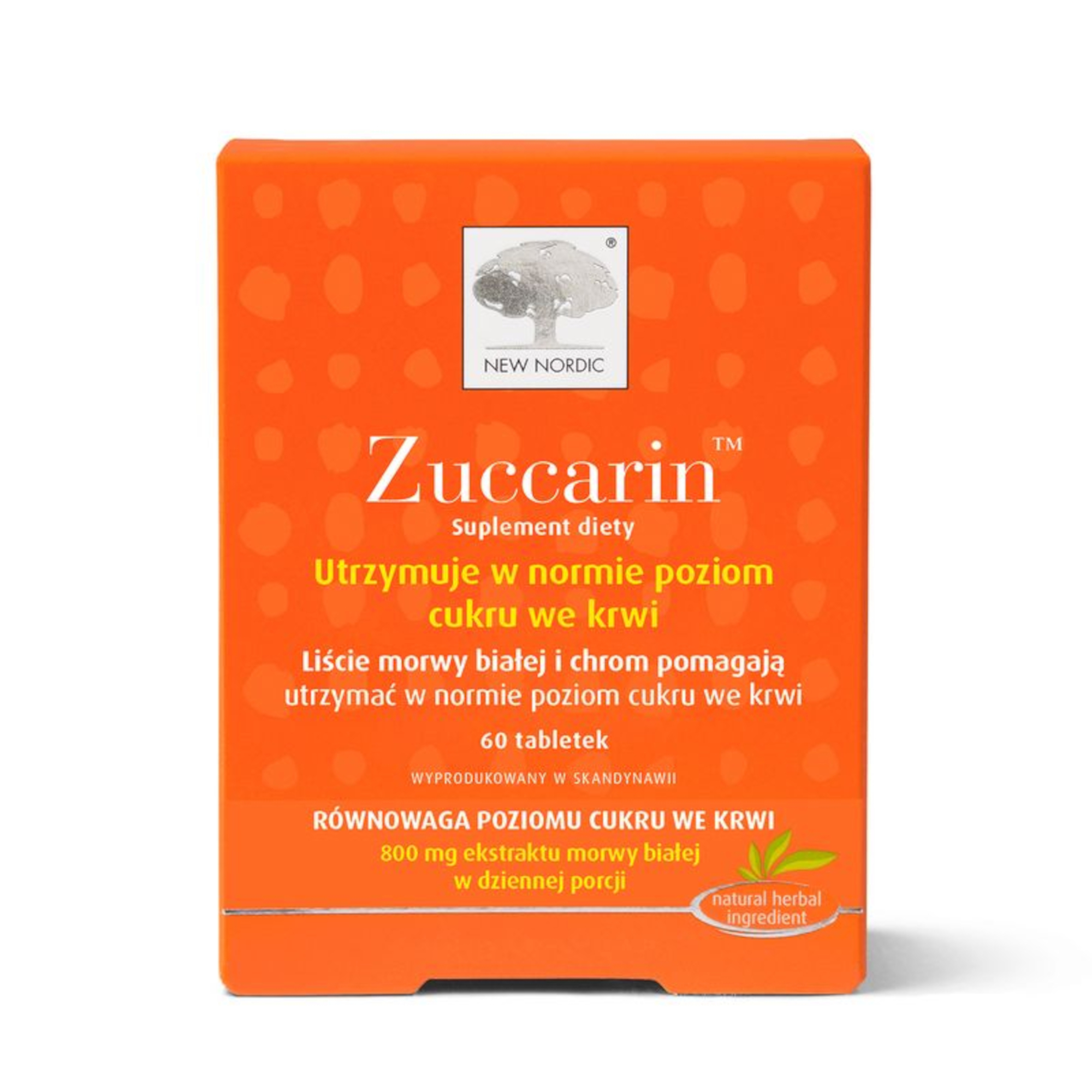 New Nordic Healthbrands Zuccarin Cholesterol, tabletki, 60 sztuk zdjęcie
