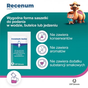 Recenum Junior 30 mg granulat do sporządzania zawiesiny doustnej 10 saszetek