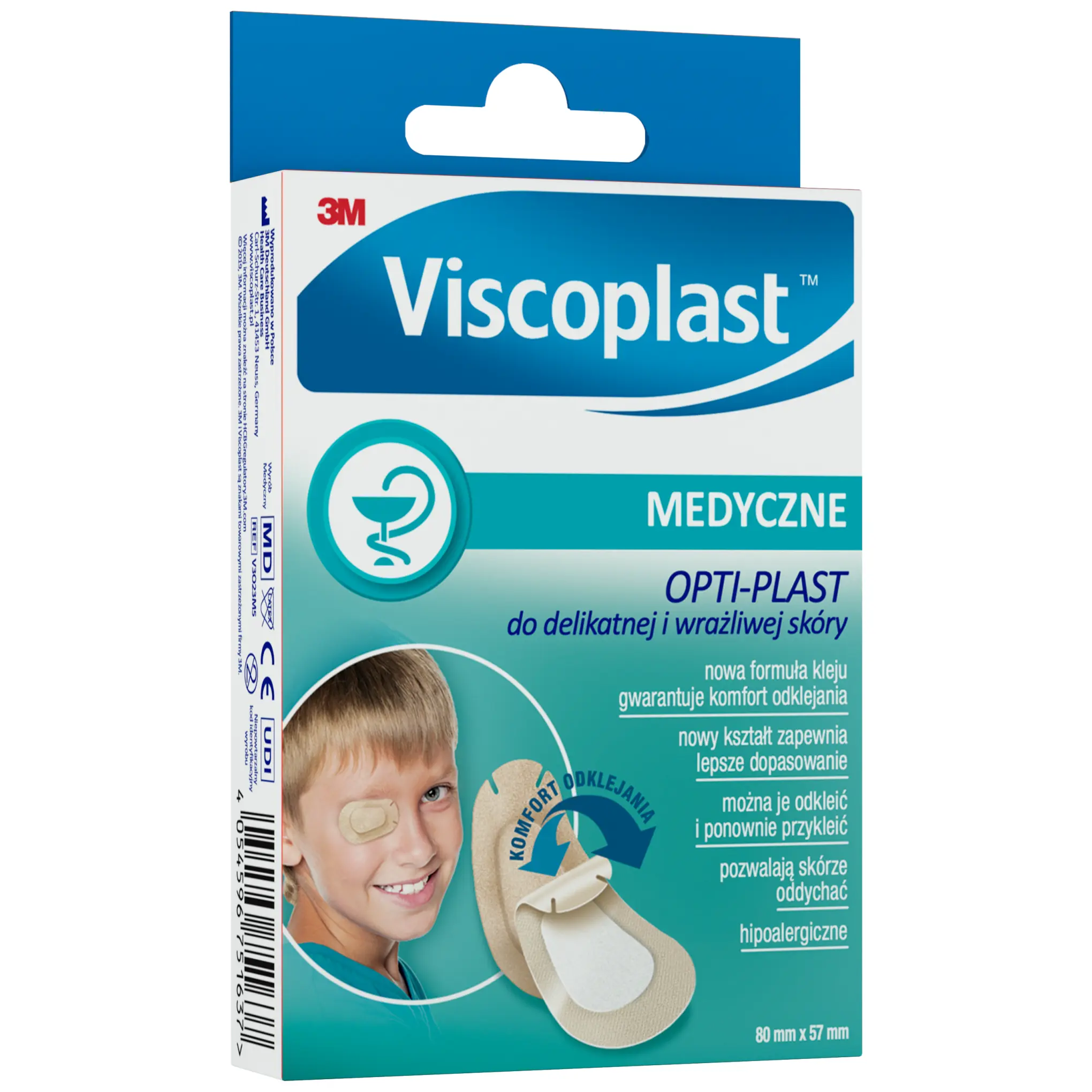 Viscoplast Opti-plast do delikatnej skóry plastry 5 sztuk