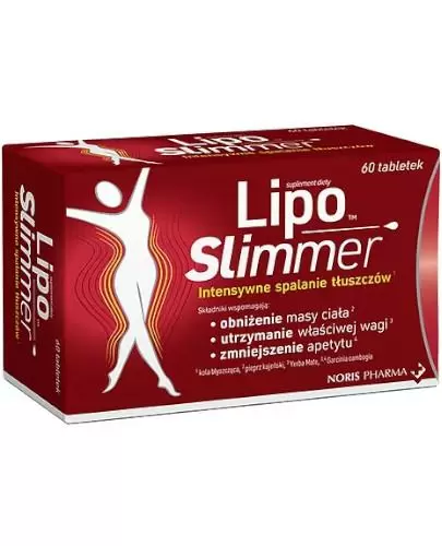 LipoSlimmer Spalanie tłuszczu, 60 tabletek zdjęcie