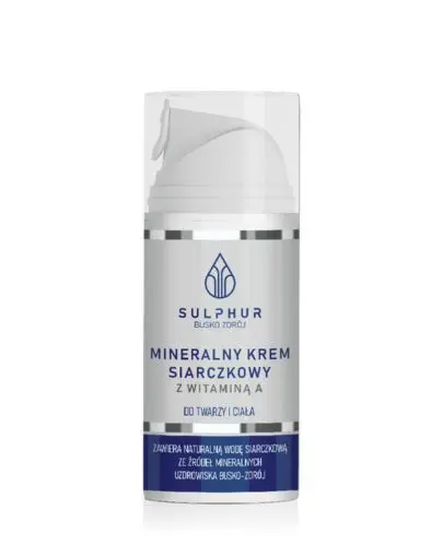 Sulphur mineralny krem siarczkowy z witaminą A do twarzy i ciała 100 ml zdjęcie