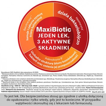 MAXIBIOTIC Maść, 10 saszetek