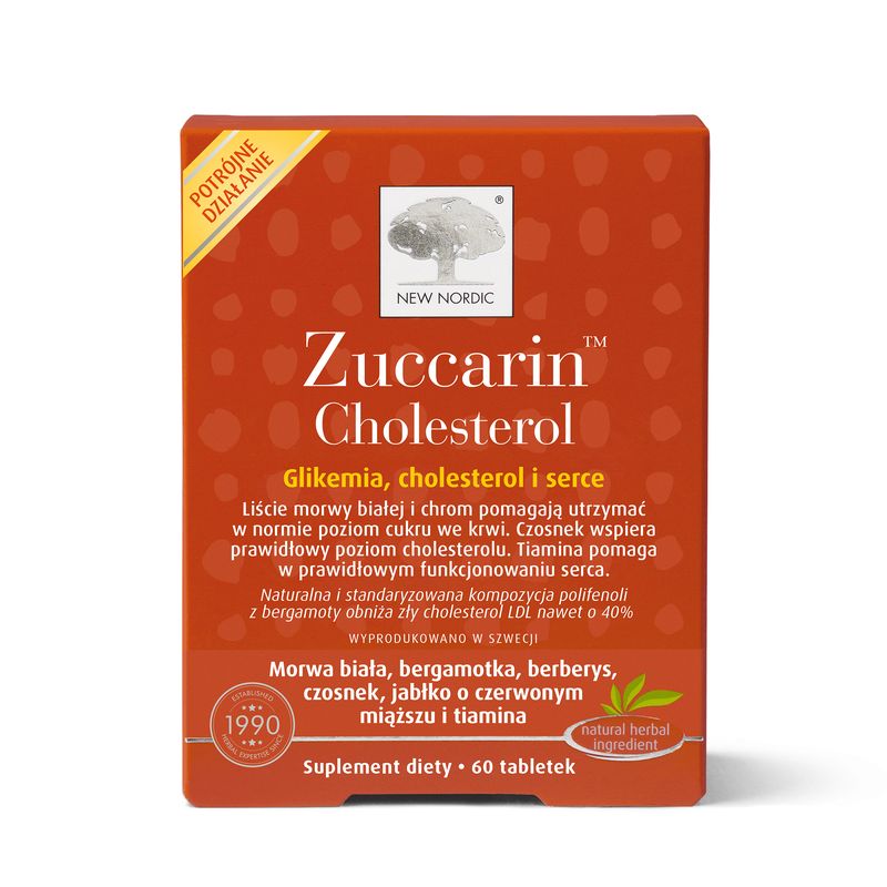 Zuccarin Cholesterol, tabletki, 60 sztuk zdjęcie