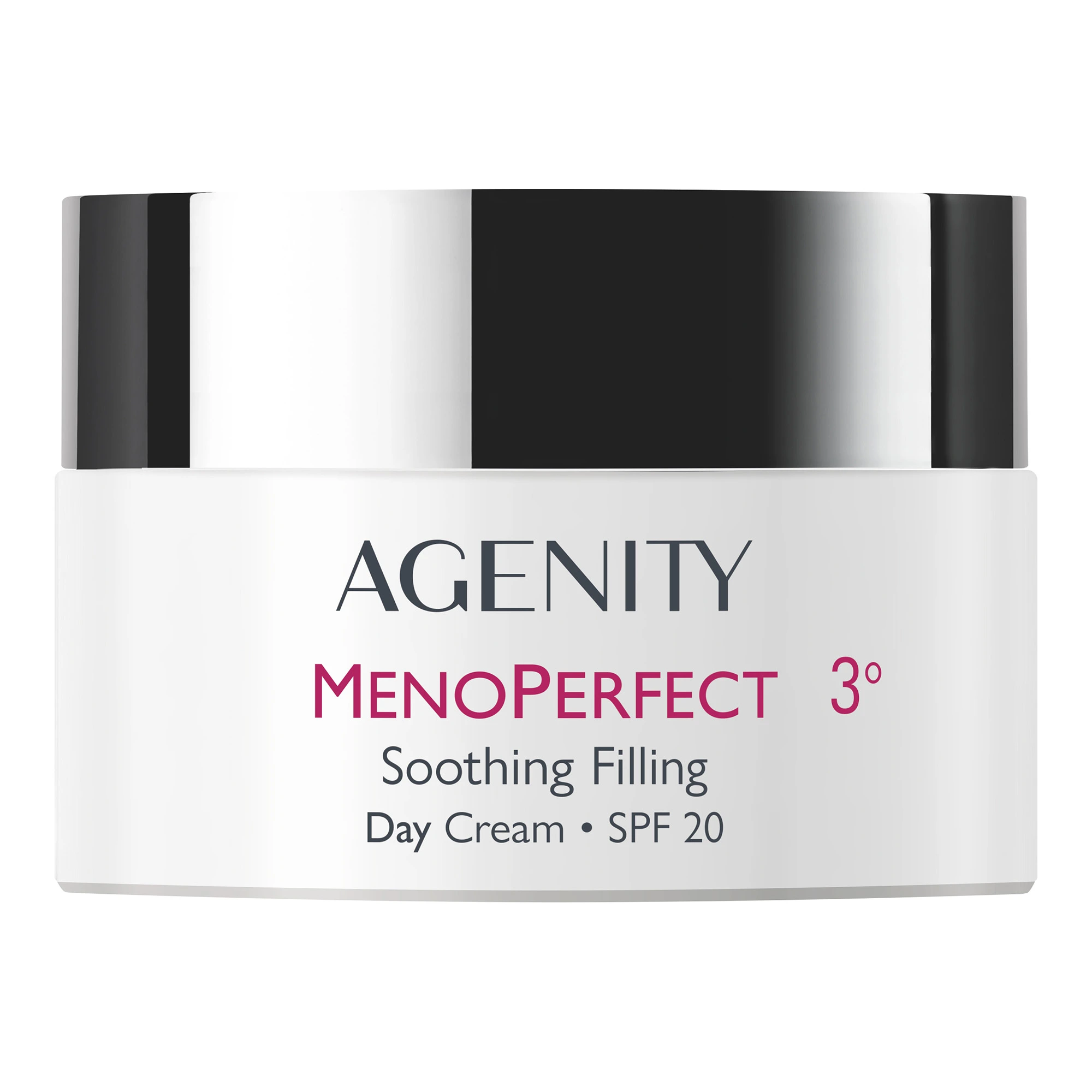 Agenity Menoperfect 3°, Krem wypełniający łagodzący na dzień SPF 20, 50 ml