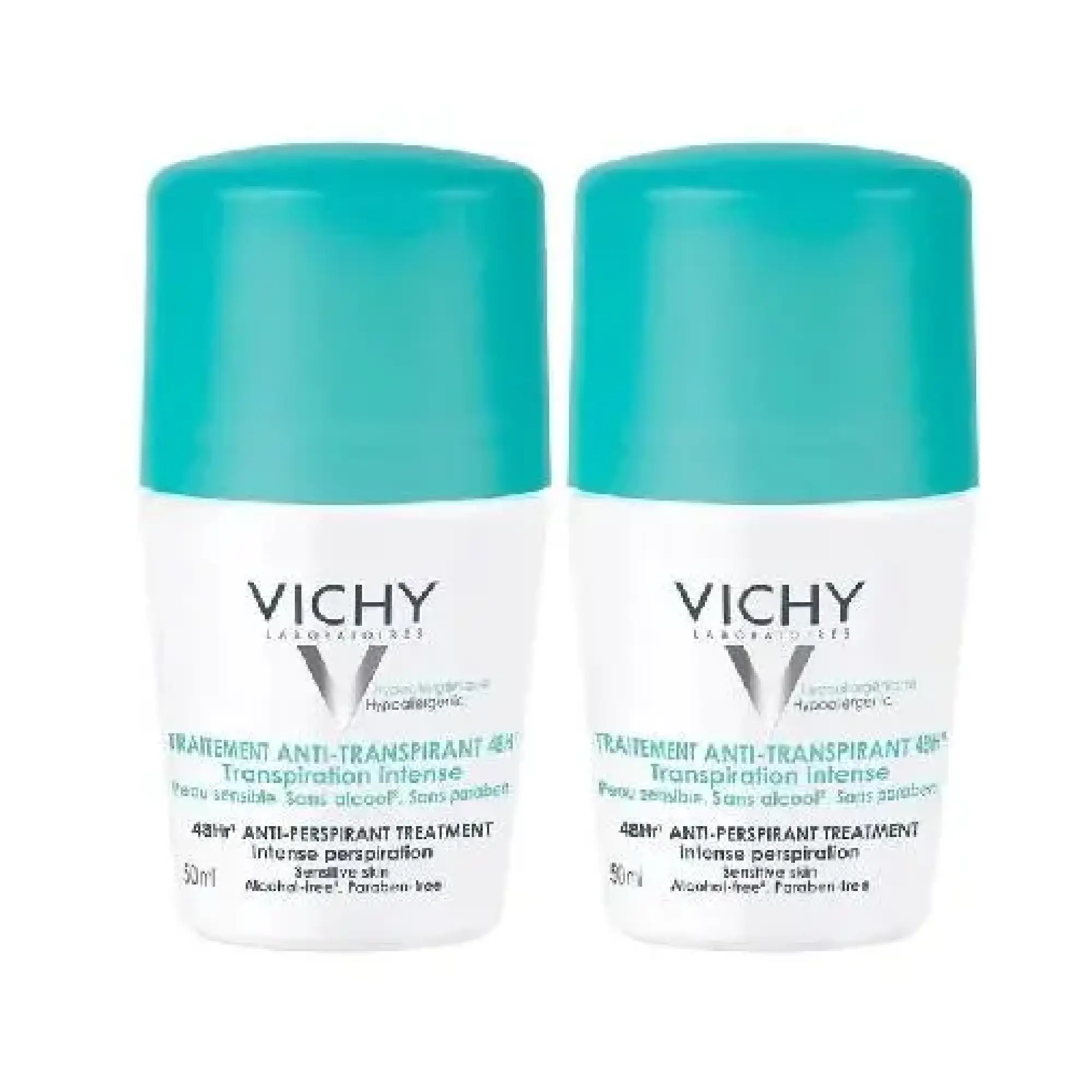 Vichy Deo Antyperspirant ochrona do 48h roll-on, 2 x 50 ml zdjęcie