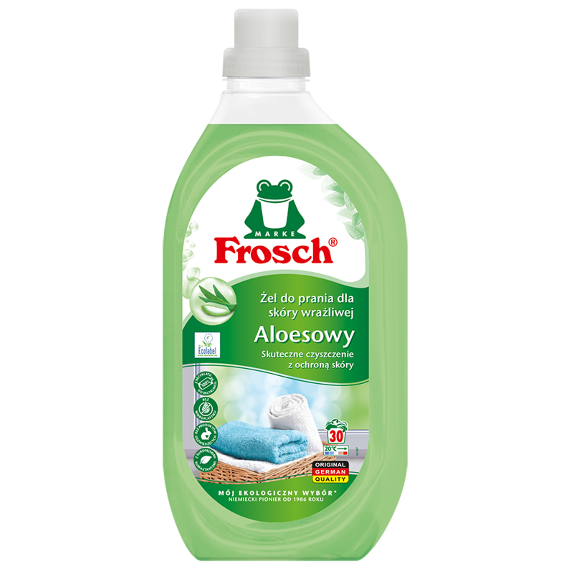 Frosch Żel do prania dla skóry wrażliwej, aloesowy, 1500 ml zdjęcie