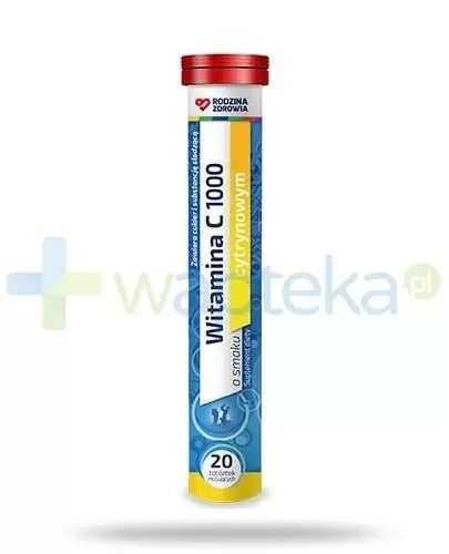 Rodzina Zdrowia Witamina C 1000 20 tabletek musujących zdjęcie