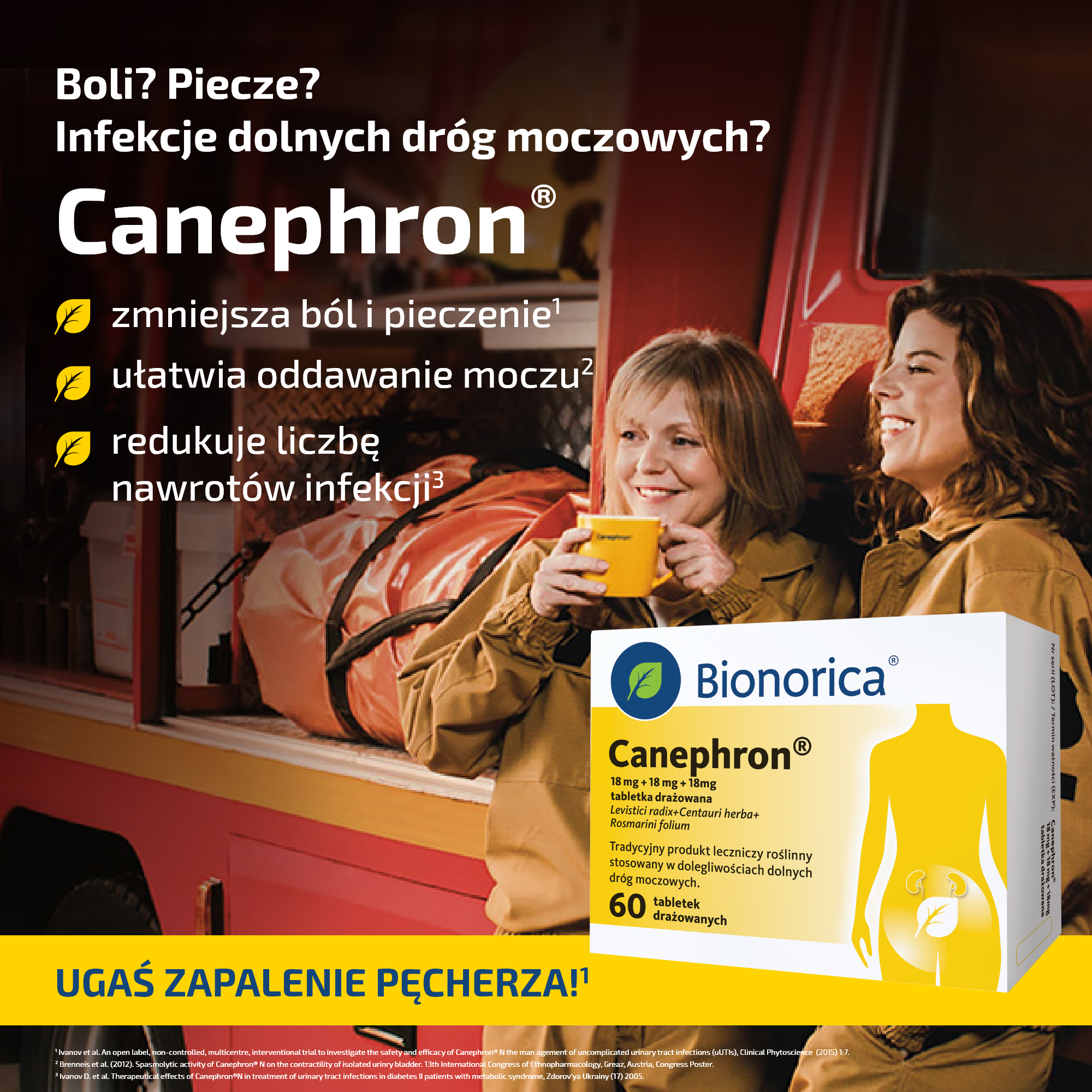 Canephron, tabletki drażowane, 60 sztuk