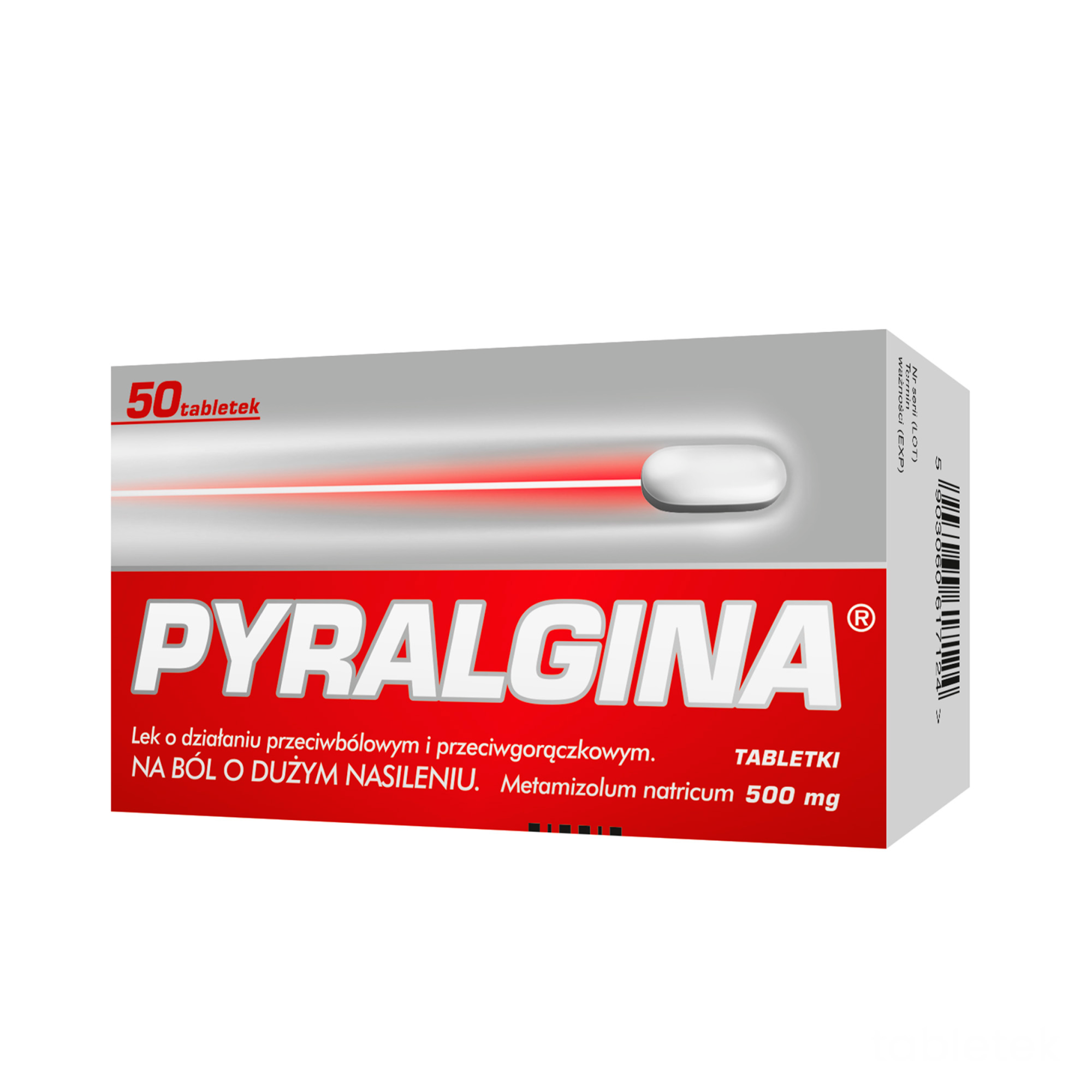 Pyralgina 500mg 50 tabletek