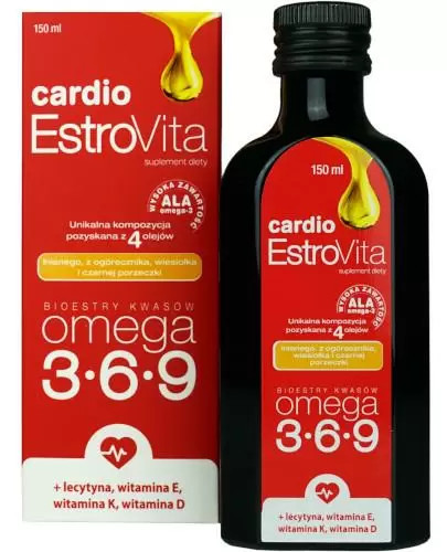 EstroVita Cardio Omega 3-6-9 płyn 150 ml zdjęcie