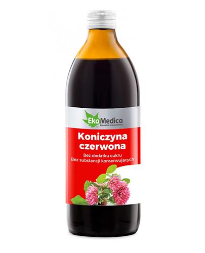 EKAMEDICA Koniczyna Czerwona Sok 99,8%, 500 ml zdjęcie