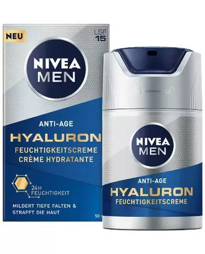 Nivea Men Hyaluron przeciwzmarszczkowy krem dla mężczyzn 50 ml zdjęcie