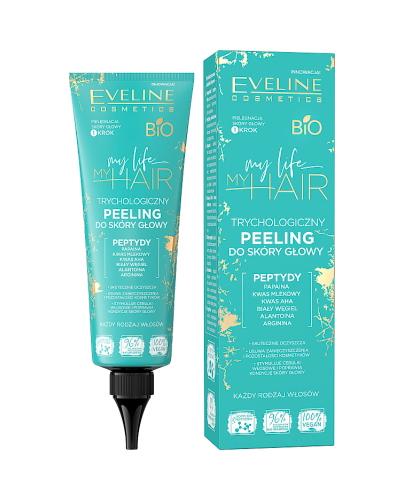 Eveline Cosmetics My Life My Hair Peeling trychologiczny do skóry głowy, 125 ml, cena, opinie, stosowanie zdjęcie