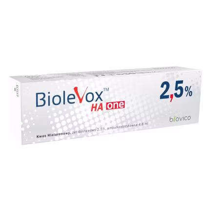 BioleVox HA One 2,5%, 1 ampułkostrzykawka, 4,8 ml
