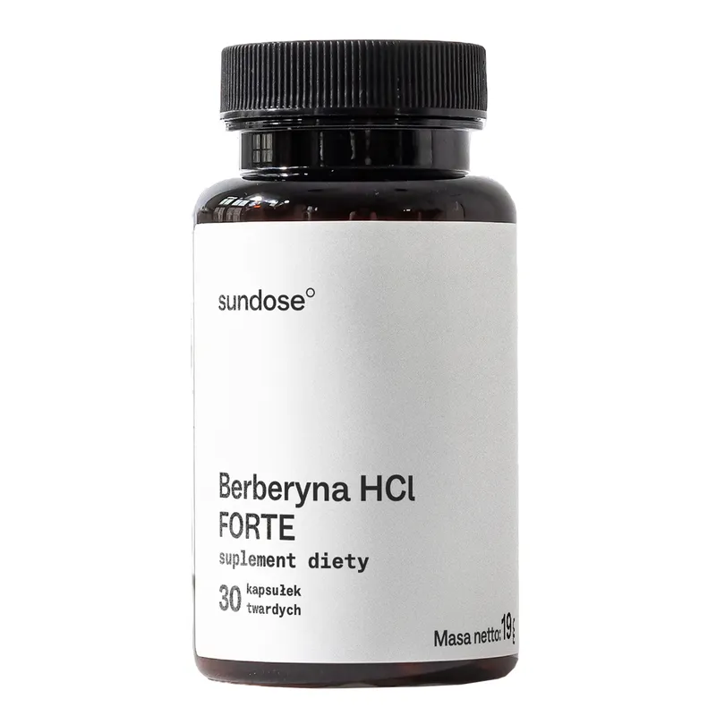 Sundose Berberyna HCl Forte, kapsułki, 60 sztuk