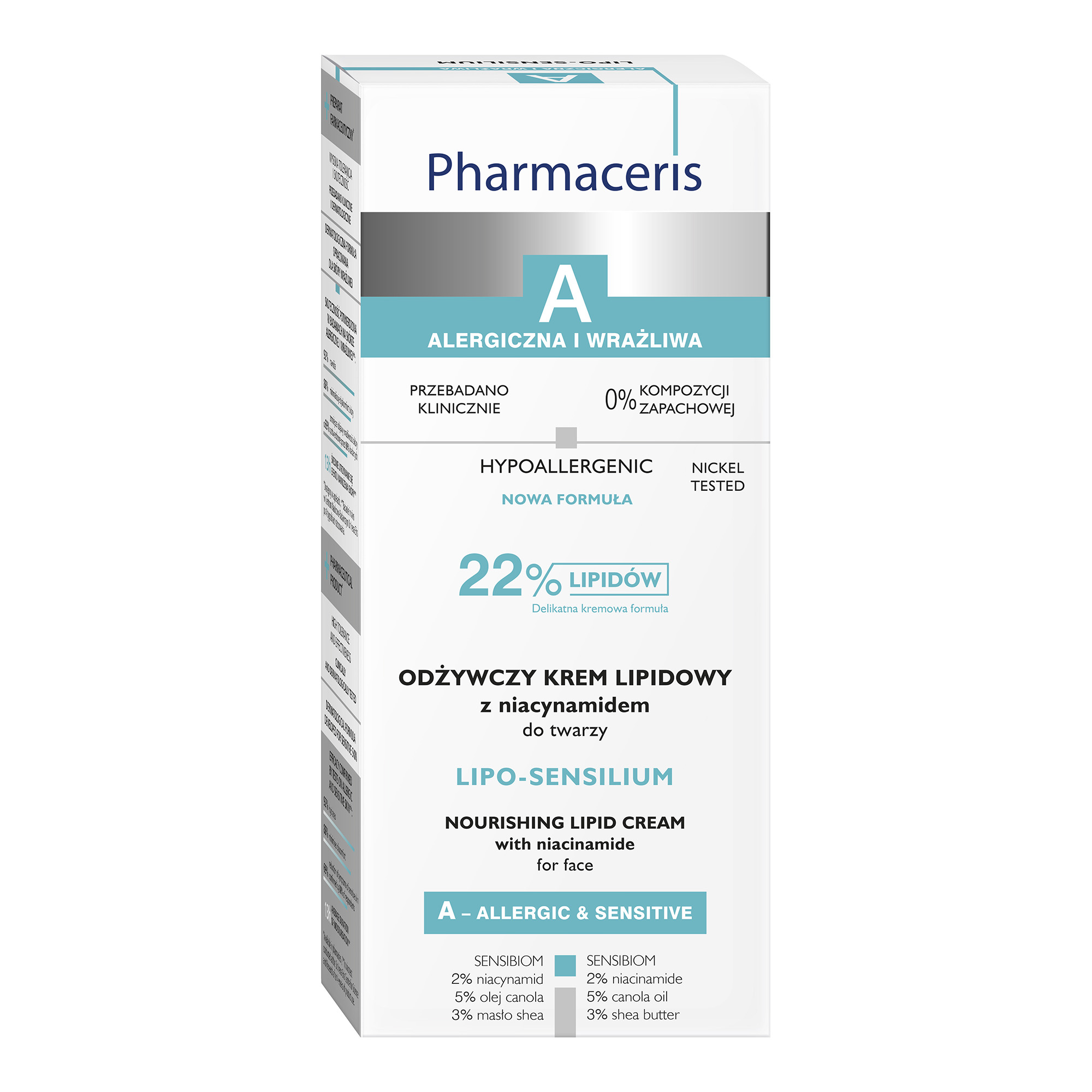 PHARMACERIS A LIPO-SENSILIUM, multilipidowy krem odżywczy do twarzy, 50 ml zdjęcie
