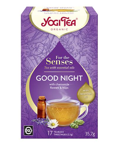 Yogi Tea For the Senses Herbata Good Night Spokojna noc BIO, 17 saszetek zdjęcie