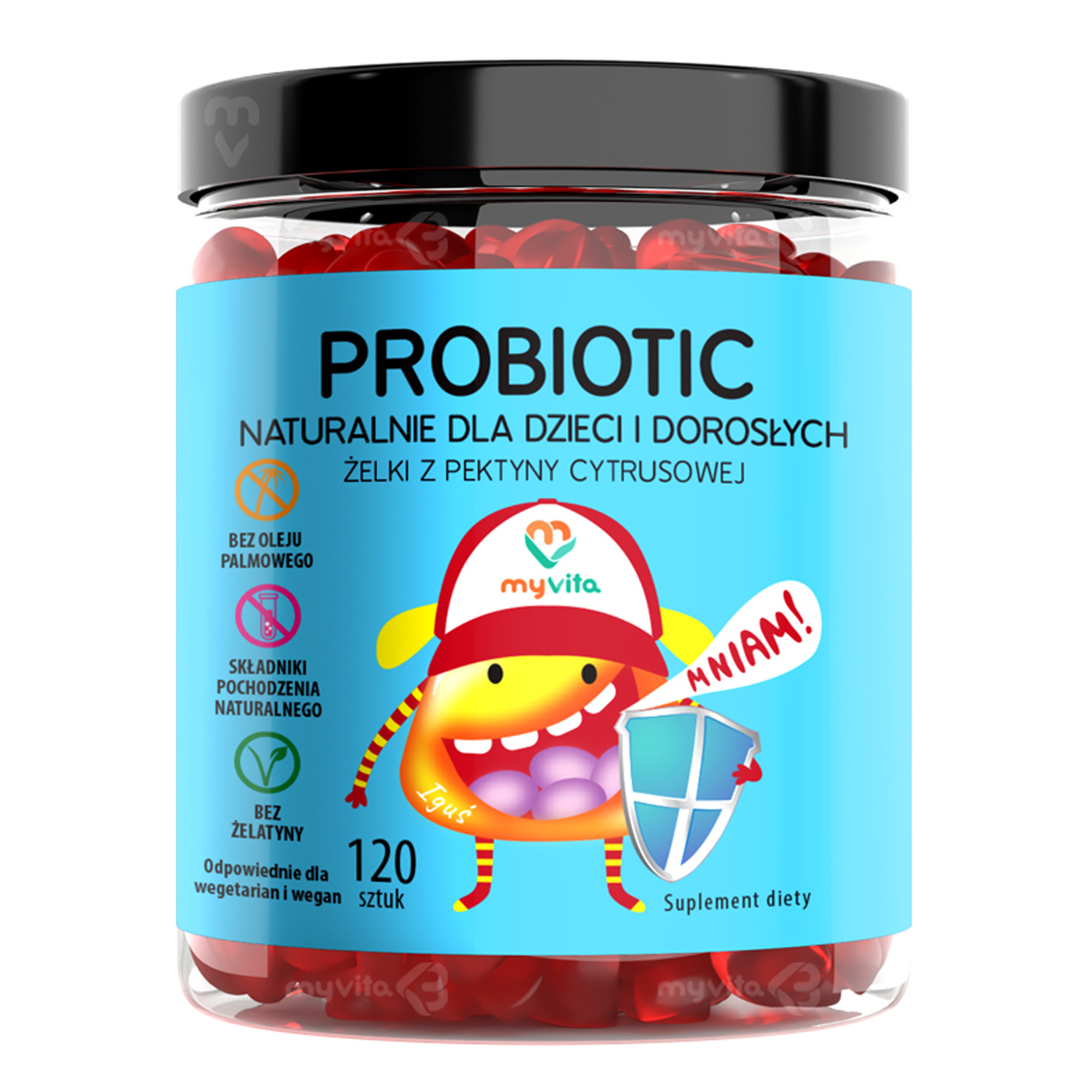 MyVita Probiotic żelki z pektyny cytrusowej 120 sztuk zdjęcie