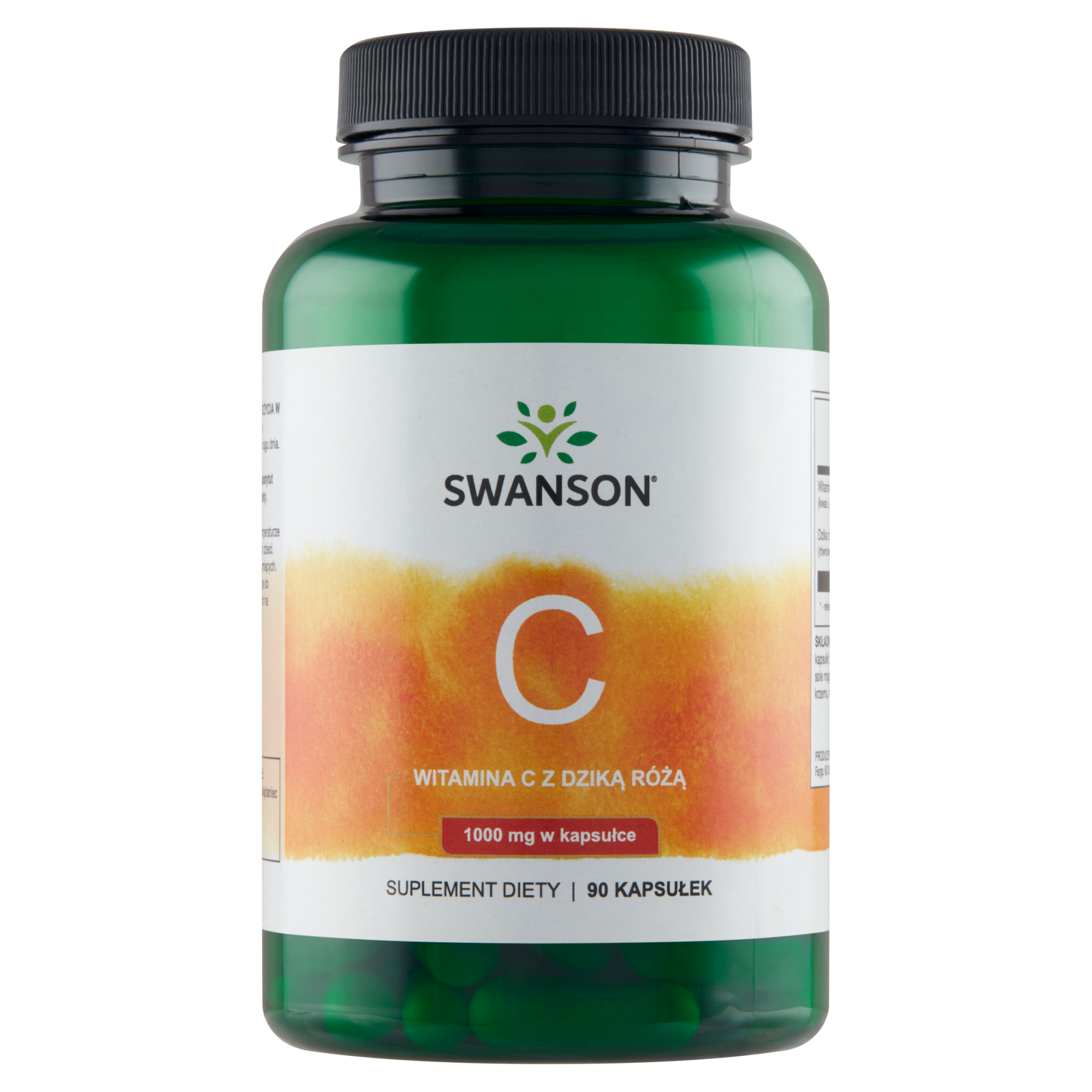 Swanson Witamina C 1000mg z dziką różą 90 kapsułek zdjęcie