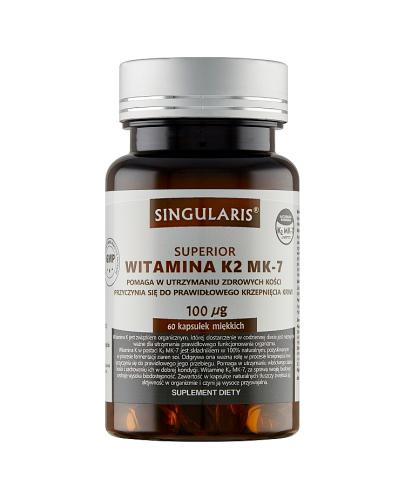 SINGULARIS SUPERIOR WITAMINA K2 MK-7 - 60 kaps. zdjęcie