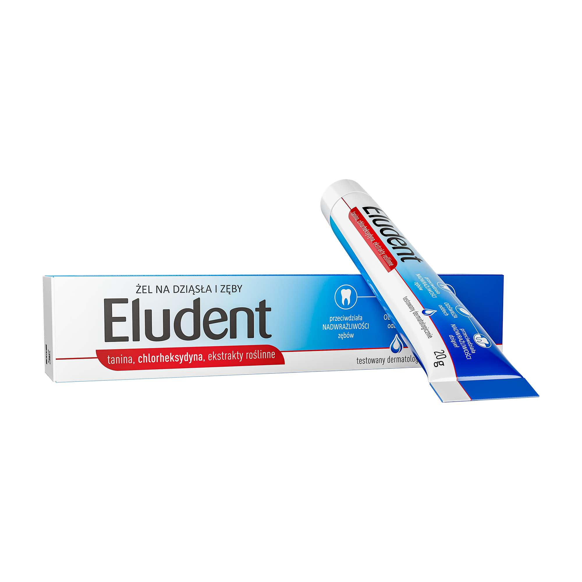 Eludent żel na dziąsła i zęby 20 g