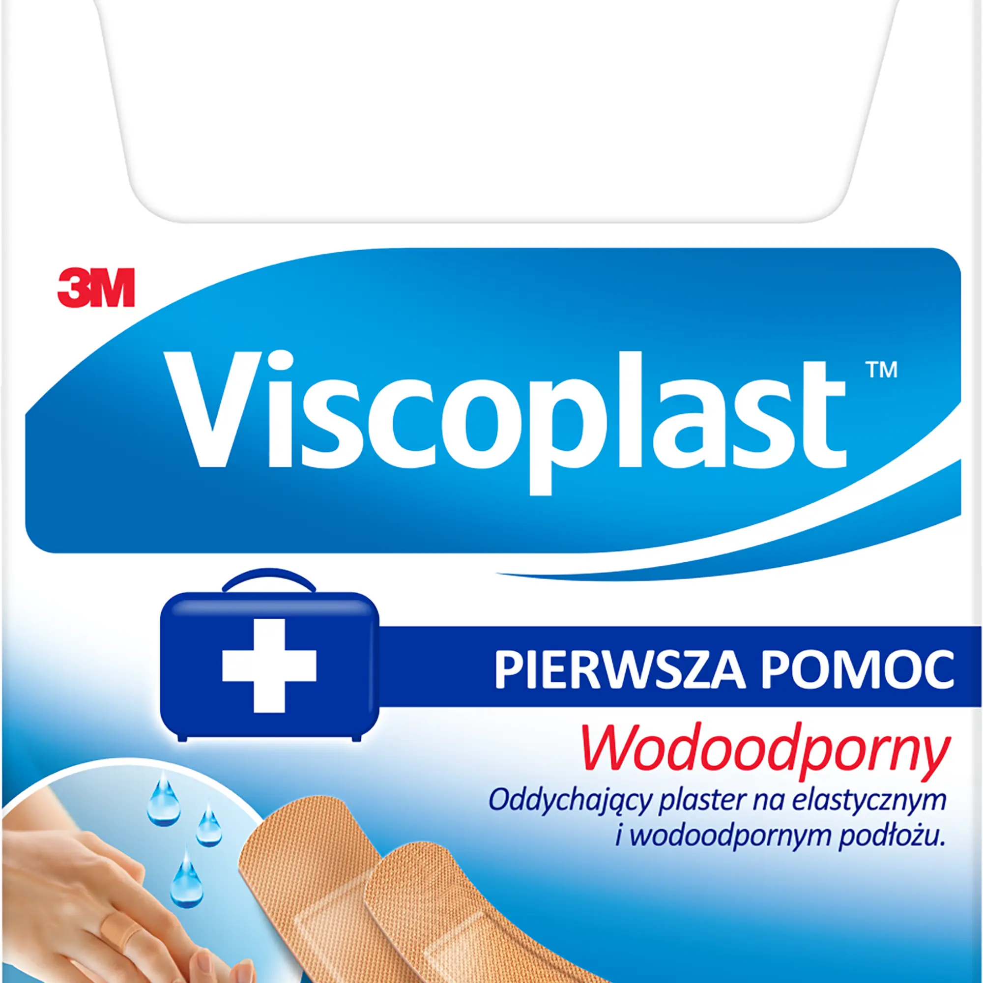 Viscoplast plaster wodoodporny 72mm x 19mm 100 sztuk zdjęcie