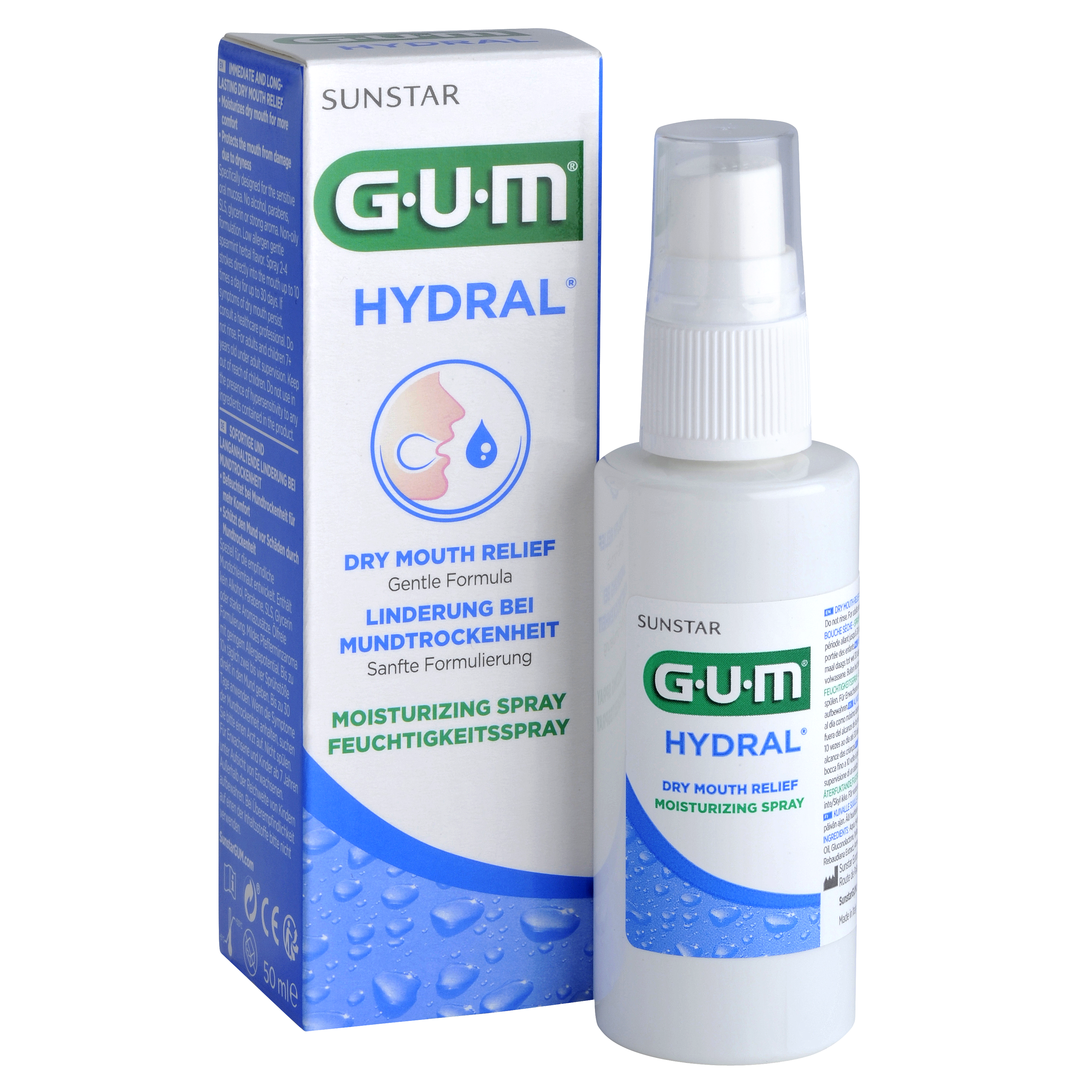GUM Sunstar Hydral spray na suchość w jamie ustnej 50 ml zdjęcie