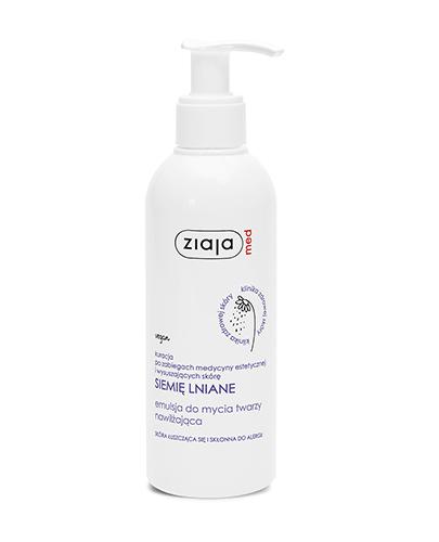 Ziaja Med Siemię Lniane Emulsja do mycia twarzy, 190 ml zdjęcie