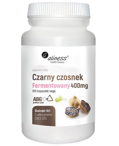 Aliness Czarny Czosnek Fermentowany 400 mg, 100 kapsułek zdjęcie