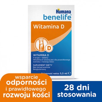 Humana benelife witamina D 5,5 ml