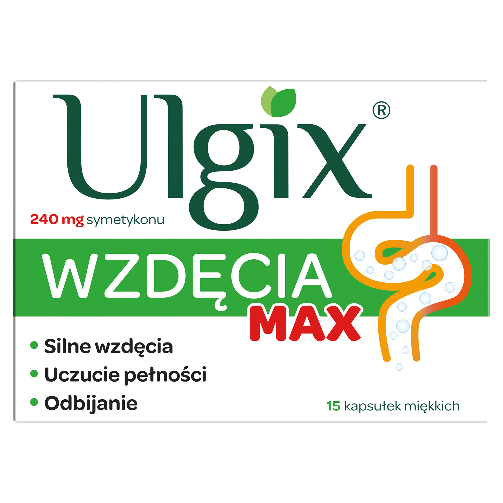 Ulgix Wzdęcia Max 15 kapsułek zdjęcie