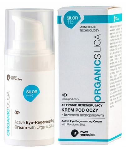 Invex Remedies Organic Silica Silor +B Aktywie regenerujący krem pod oczy z krzemem organicznym - 15 ml - cena, opinie, skład zdjęcie