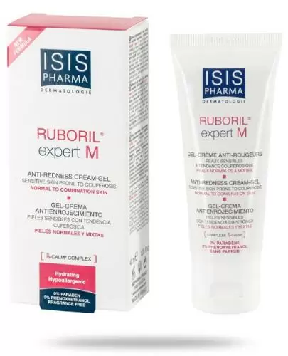 IsisPharma Ruboril Expert M Żel-Krem do skóry naczynkowej i ze skłonnością do rumienia skóra normalna i mieszana, 40 ml zdjęcie