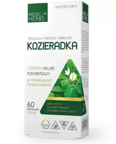 Medica Herbs Kozieradka 60 kapsułek zdjęcie