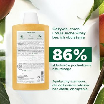 Klorane Szampon z mango Odżywienie - włosy suche, 400 ml, cena, opinie, właściwości