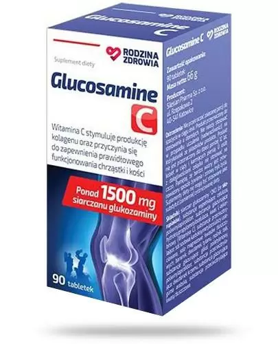 Rodzina Zdrowia Glucosamine C 90 tabletek zdjęcie