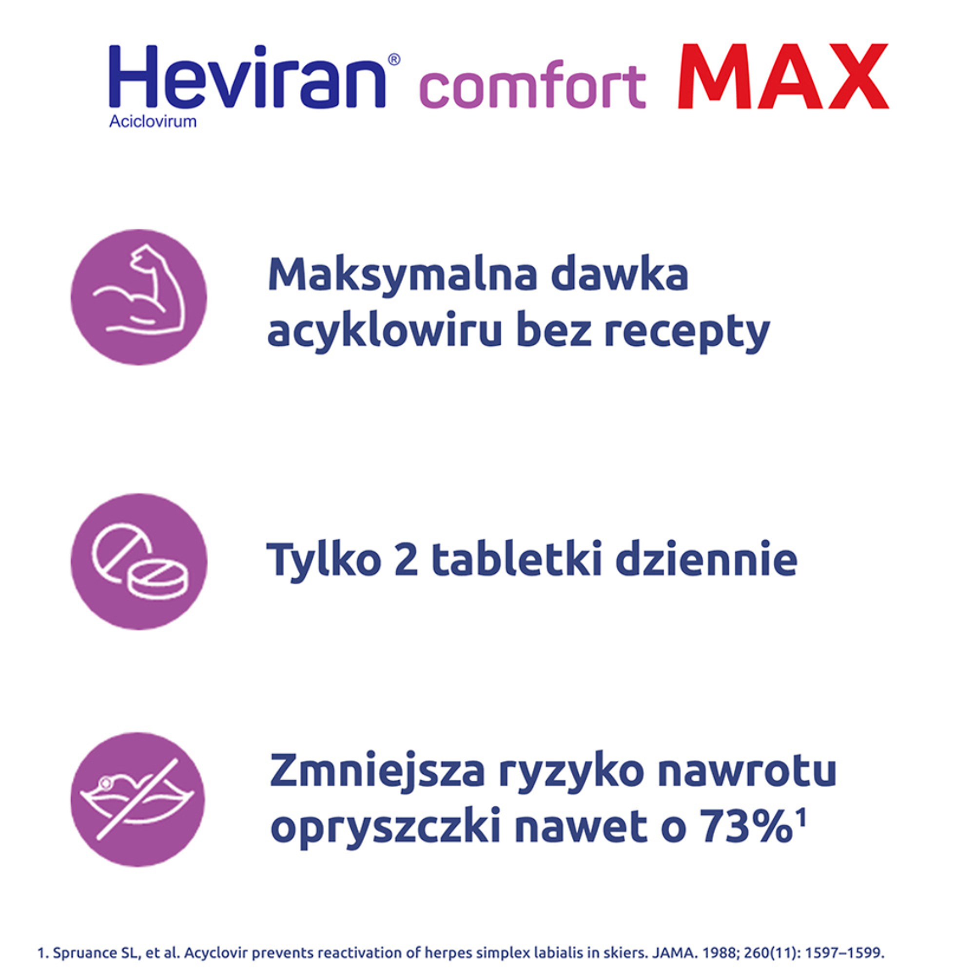 Heviran Comfort MAX 400mg 60 tabletek