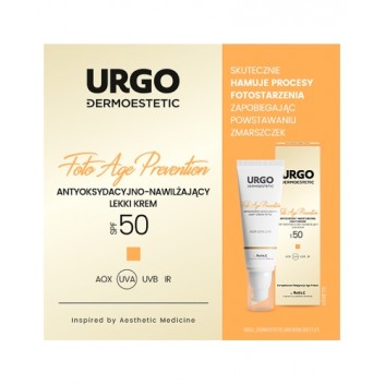 Urgo Dermoestetic Foto Age Prevention antyoksydacyjno-nawilżający lekki krem SPF 50 45 ml